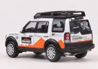 Black / White / Orange 1:64 Diecast Land Rover Discovery 4 Model