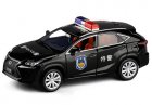 Black /White 1:32 Scale Kid Police Diecast Lexus NX200T SUV Toy