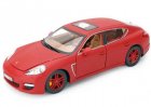 Red / Yellow 1:24 Scale Diecast Porsche Panamera Turbo Model