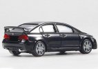 Black / White NO.37 Diecast Honda Civic Type R FD2 Sedan Toy