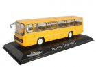 Yellow 1:72 Scale Atlas Diecast Ikarus 266 1972 Bus Model