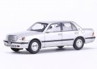 Black / White / Silver 1:64 Scale Diecast Toyota Crown 155 Model