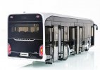 1:42 Black Overseas Edition Diecast Yutong U12 City Bus Model