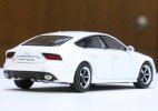 White 1:64 Scale Diecast Audi RS7 Sportback Quattro Model