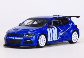 1:64 Scale Blue Diecast VW Scirocco R Racing Car Model