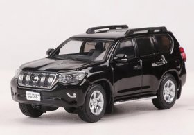 Black 1:64 Scale Diecast Toyota Land Cruiser Prado Model