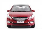 Red / Silver / White 1:38 Scale Diecast 2015 Hyundai Sonata Toy