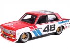 1:24 Scale Red-White Maisto Diecast 1971 BRE Datsun 510 Model