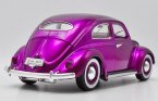 Purple 1:18 Scale Maisto Diecast 1955 VW Beetle Model