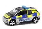 1:64 Scale Tiny Diecast BMW I3 Metropolitan Police Car Model