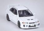 1:64 Black /White /Red Diecast Mitsubishi Lancer Evolution V Toy