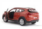 Red / White / Black 1:38 Scale Diecast 2017 Hyundai Tucson Toy