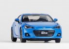 1:32 Scale White / Blue Kids Diecast Subaru BRZ Toy