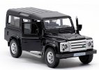 Orange / White / Black Kids Diecast Land Rover Defender Toy