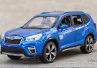 Black / White / Blue 1:30 Kids Diecast 2019 Subaru Forester Toy