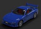 Black /White /Yellow /Blue /Red /Gray Diecast Mazda RX-7 Model