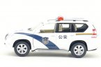 Kids 1:32 Police White Diecast Toyota Land Cruiser Prado Toy