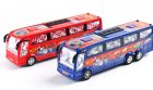 Kids Blue And Red Plastics Two Bus Toys