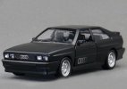 1:36 Scale Kids Matte Black Diecast 1980 Audi Quattro Toy