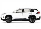 Kids Black / White 1:32 Scale Diecast 2020 Toyota RAV4 Toy