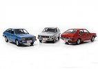 Red / Silver / Blue 1:38 Scale Diecast 1975 Hyundai Pony Toy