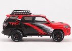 Red 1:64 Scale Diecast Toyota 4Runner TRD Pro Model