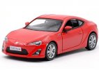 Kids Red /White 1:36 Scale Pull-Back Function Diecast Toyota 86