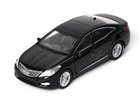 1:38 Scale White / Silver / Black Diecast 2011 Hyundai Azera Toy