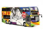 1:120 Scale NO.8 Diecast ADL Enviro 500 Double Decker Bus Model