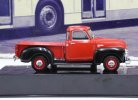 1:43 Red IXO Diecast 1950 Chevrolet 3800 Pickup Truck Model