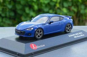 1:43 Scale Blue J-Collection Diecast 2012 Subaru BRZ Model