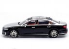 Black-Silver 1:64 Scale Diecast 2021 Audi A8L Horch Car Toy