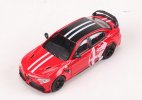 1:64 Scale Red Diecast Alfa Romeo Giulia GTAm Model