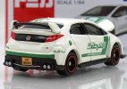 Green-White 1:64 Scale Diecast Honda Civic Type R FK2 Car Toy