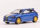 1:64 Scale Blue Diecast Volvo C30 Model