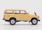 Creamy Yellow 1:64 Scale Diecast Toyota Land Cruiser LC60 Model