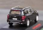 1:43 Scale Black / Blue Diecast 2017 Trumpchi GS8 SUV Model