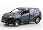 Blue / Silver / Red 1:38 Scale Diecast 2017 Kia Sportage Toy