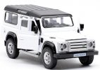 Orange / White / Black Kids Diecast Land Rover Defender Toy