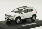 1:43 Scale White Diecast 2017 Jeep Compass SUV Model