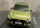 1:43 Scale Gray / Green Diecast 2021 Trumpchi Empow Model