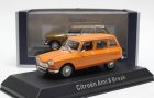 Orange 1:43 Scale Norev Diecast Citroen Ami 8 Break Model