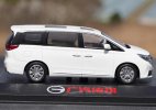 1:43 Scale White Diecast 2018 Trumpchi GM8 Model