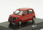 1:43 Scale White / Red / Silver Diecast 2020 Honda N-One Model