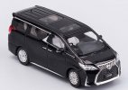 Black / White 1:64 Scale Diecast Lexus LM350 MPV Model