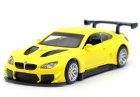 1:44 Scale Yellow / Blue Kids Diecast BMW M6 GT3 Car Toy