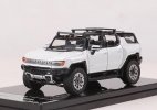 1:64 Scale Green / White / Blue Diecast Hummer EV SUV Model