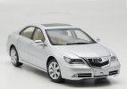 Silver 1:18 Scale Diecast 2008 Acura RL Car Model