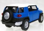 Yellow / Blue Kids 1:36 Welly Diecast Toyota FJ Cruiser Toy