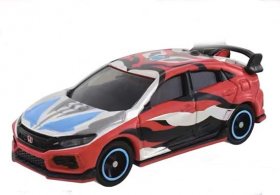 Kids Red Ultraman Painting Diecast Honda Civic Type R FK8 Toy